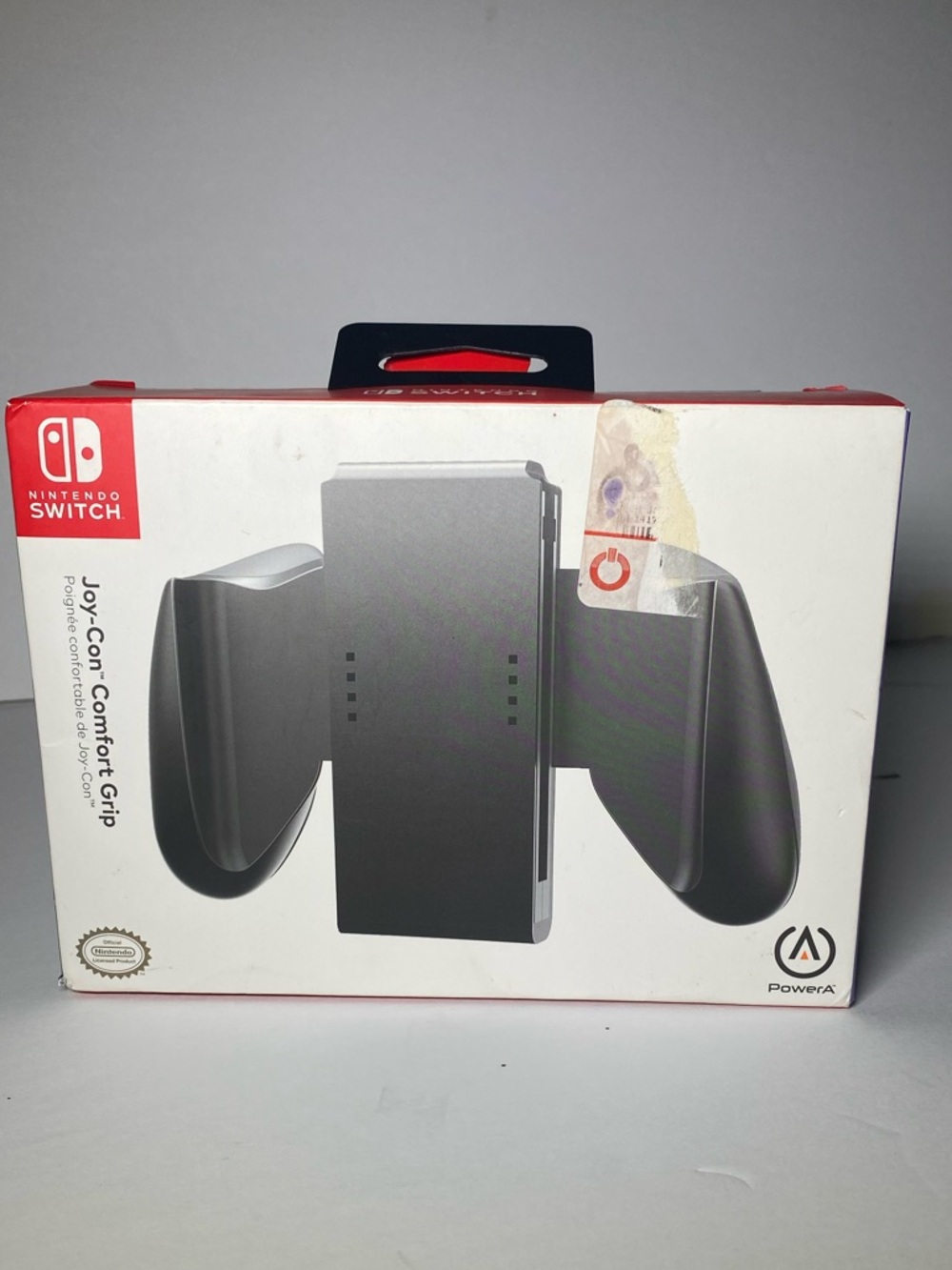 Official Nintendo Switch Joy Con Controller Comfort Grip OEM Black